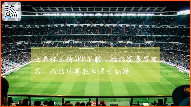 世界杯竞猜APP下载：精彩赛事零距离，我的观赛胜率提升秘籍